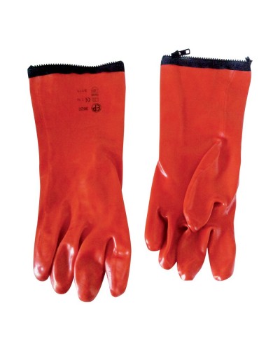 GANTS TENUE INSECTES PIQUEURS TAILLE 10 N.M ROUGES LONG
